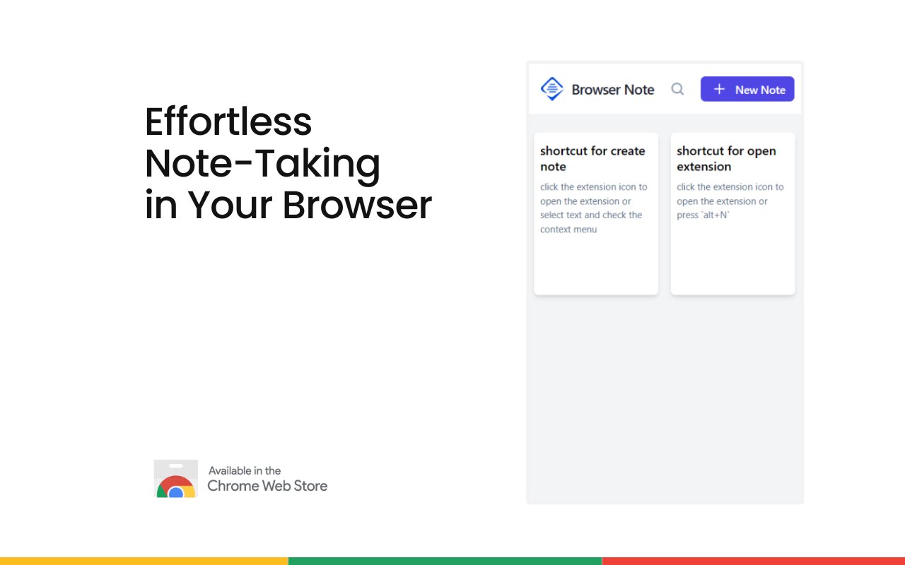 Browser Note | Effortless Note-Taking in Your Browser